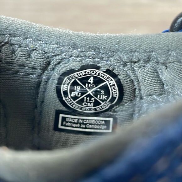 Keen Newport H2 Waterproof Blue Depths Gargoyle Toddler Boy Sz 4 Hiking Sandals - Picture 6 of 10